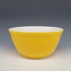 Vintage PYREX #402 Yellow 1.5 Quart Glass Mixing Bowl Nesting 7.25" W