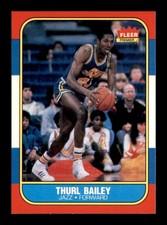 1986 Fleer #6 Thurl Bailey RC NMMT X3625431