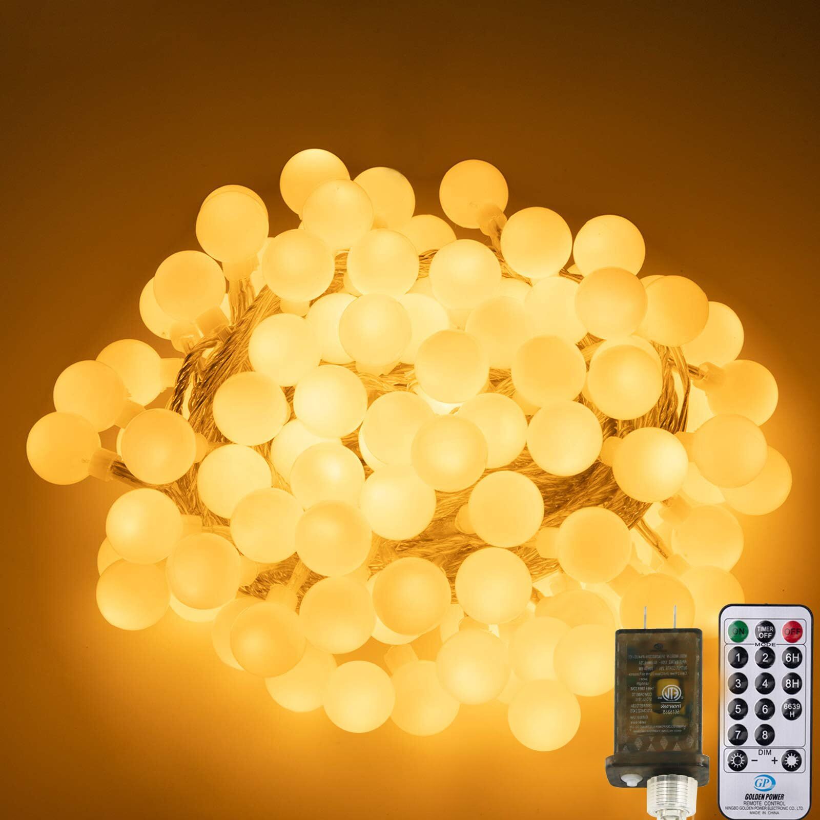 AWQ 200 LED Christmas Lights Christmas String Lights Decoration Lights for Ch...