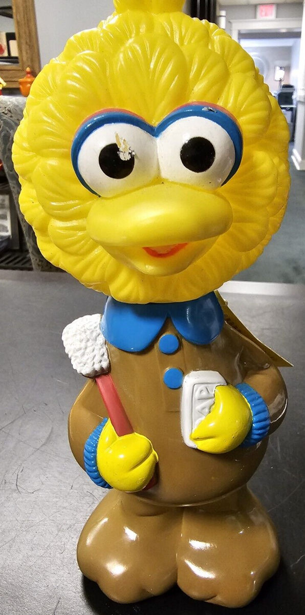 Big Bird Bubble Bath Toy Shampoo Soaky Vintage 1980s - Empty