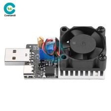 USB Adjustable Constant Current Electronic Load Discharge Module Tester 3A 25W