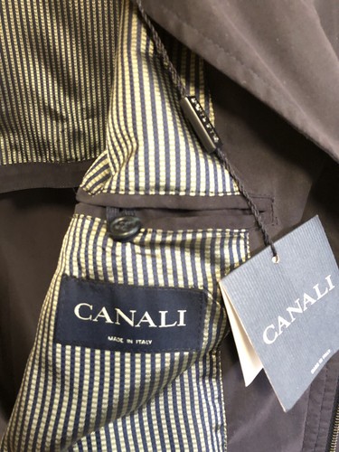 Canali Full Zip Trench Coat Lightweight Navy IT48 M RRP £820 - Picture 7 of 18