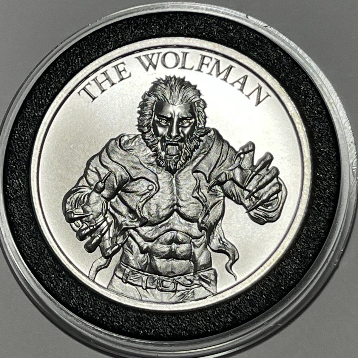 The Wolfman Intaglio Mint Collector Coin 1 Troy Oz .999 Fine