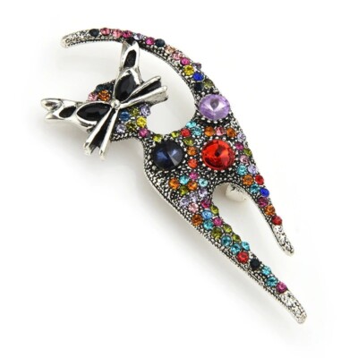 Vintage Cat Brooches For Women Men Metal Animal Party Wedding Brooch Pin Gifts