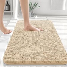 Bathroom Rugs 30x20 Extra Soft Absorbent Chenille Bath Rugs Non-Slip Dry Quic...