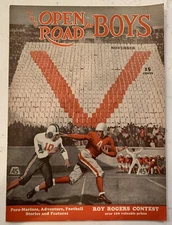 The Open Road For Boys Magazine, November 1942, Football, Clean! (B111)