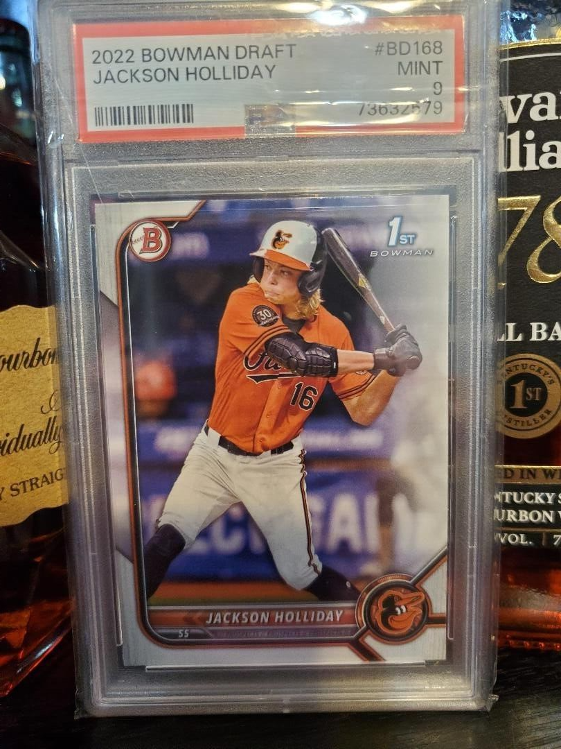 2022 Bowman Draft Baltimore Orioles Jackson Holliday PSA 9 Mint | eBay