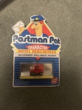 Postman Pat Mini Machine Bandai 1990 Retro Vintage Motorised Pull Back Power