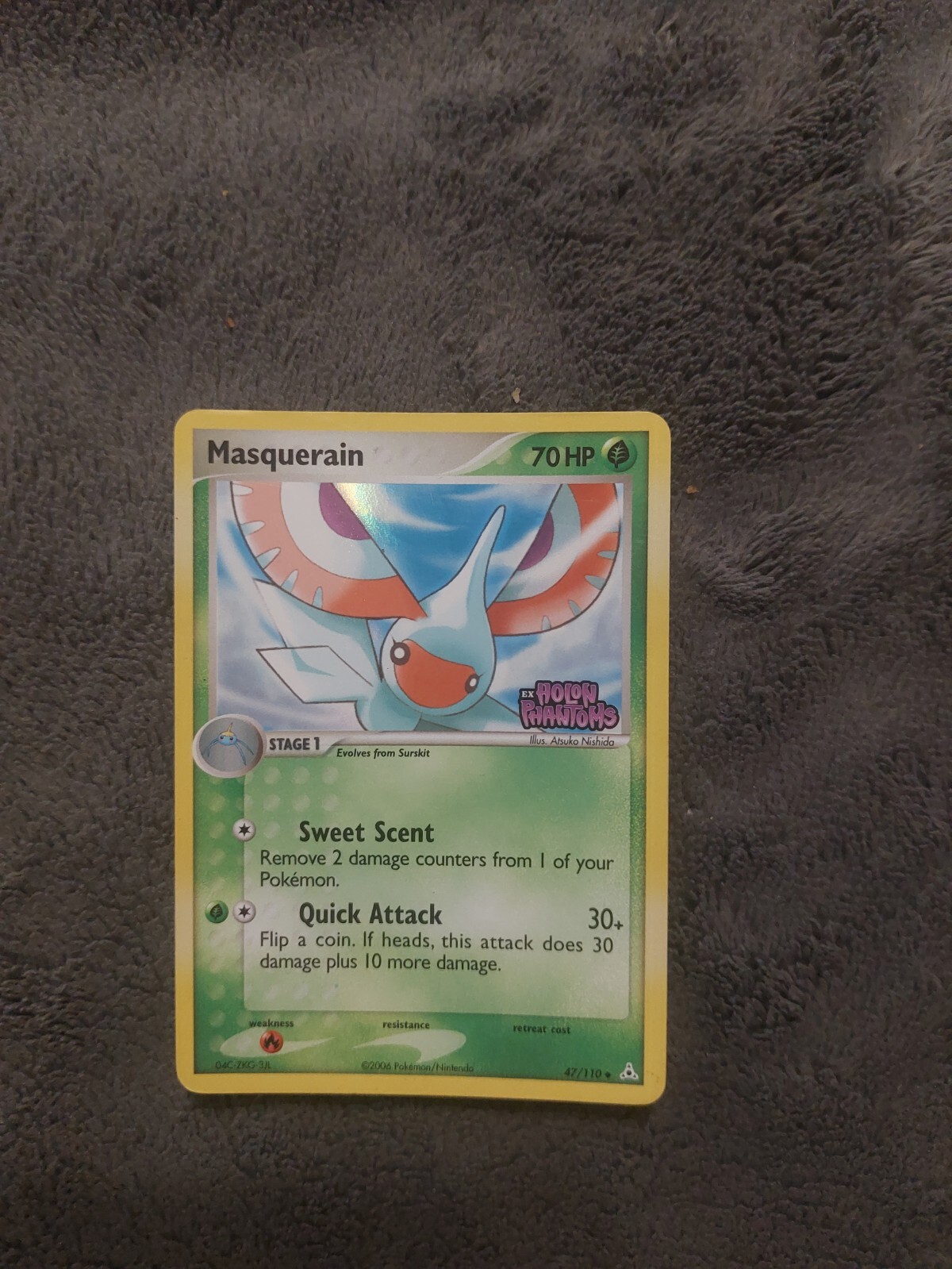 MASQUERAIN Reverse Holo 47/110 EX Holon Phantoms STAMPED Pokemon Card NM