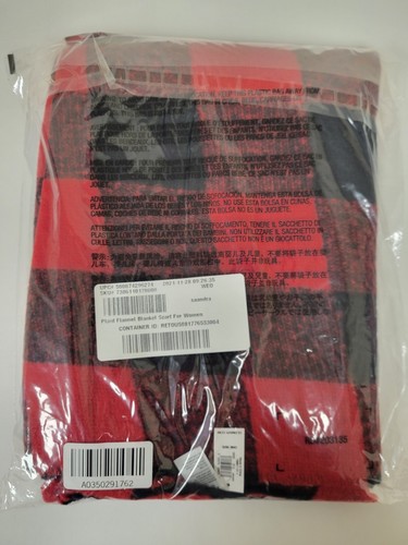 Flannel Old Navy Plaid Very Soft Oversized Scarf NEW with Tags - Picture 5 of 9