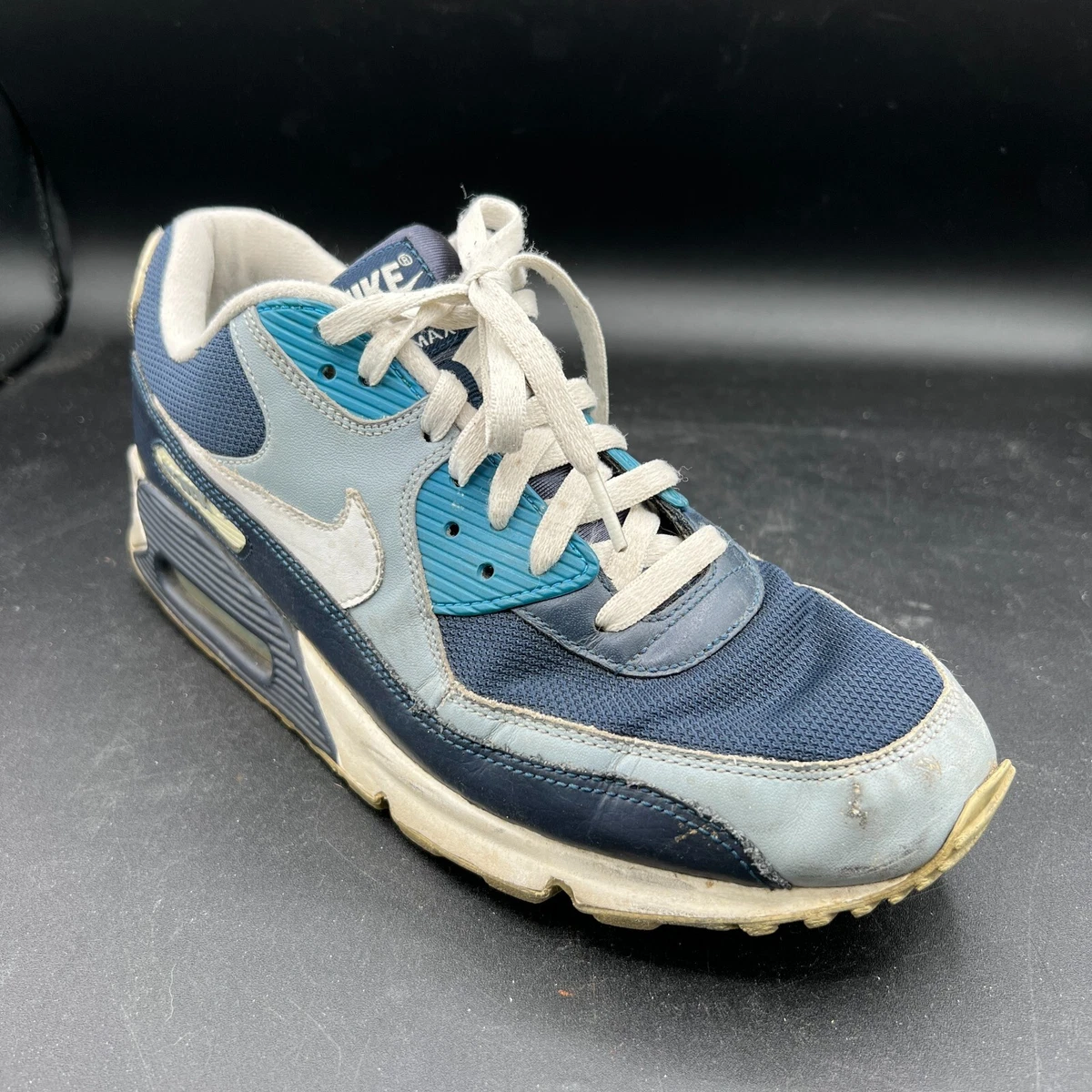 Rare Nike Air Max 90 Obsidian Wolf Grey Sneaker Shoes 325018 419 Men s 10.5 10
