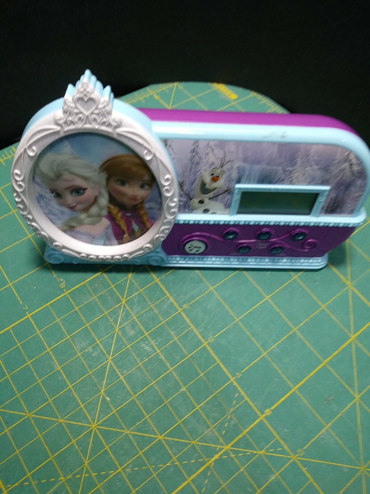 Disney Frozen  "Let It Go" Alarm Clock, Elsa, Anna, Olaf - TESTED 