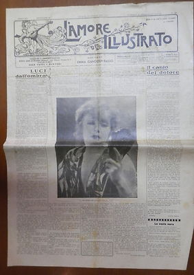 L ILLUSTRIERTE LIEBE 15. Juli 1937 Faustino Bruzzone Gianni Bersan Leinen Perifano
