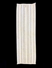 Vintage Ivory with Black Trim Ruffled Dickie Button On 1970's Tuxedo Shirt