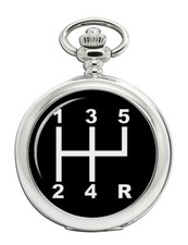 Gear Stick Pocket Watch