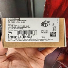 1PZ Nuovo Relè Contattore Siemens 3RH6140-1BB40 3RH61401BB40 un anno di garanzia