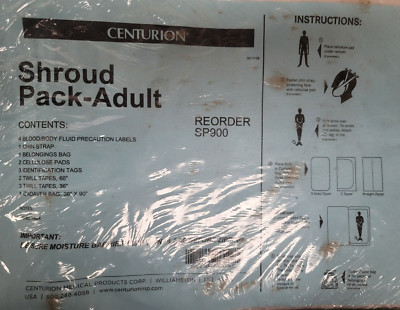 Centurion Shroud Pack Adult SP900   New *mocinc.1982*