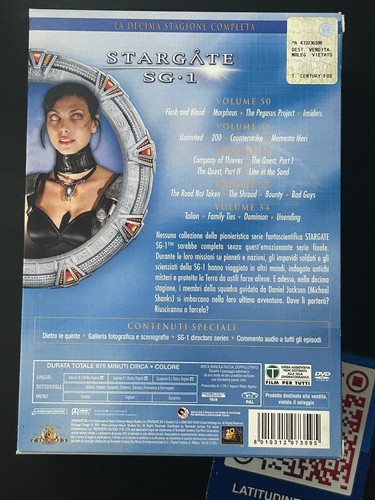 STARGATE SG1 DECIMA STAGIONE - DVD ITA SERIE TV Stagione 10 in italiano - Foto 3 di 4