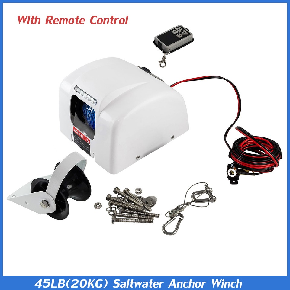Marine Winch 45LBS Electric With Wireless Remote - Marine - Foto 4