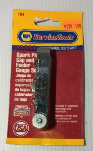 Napa #164 Spark Plug Gap Thickness Feeler Gauge Set **Made in USA NOS - Afbeelding 1 van 2