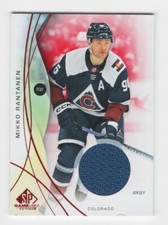 2024-25 SP GAME USED HOCKEY RED JERSEY MIKKO RANTANEN COLORADO AVALANCHE #38