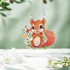 Easter Diamond Painting Wall Hanging, Squirrel Special Shape Diamond squirrels