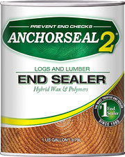 ANCHORSEAL 2 Hybrid Log & Lumber end Grain Sealer - Water-Based Wax & Polymer up