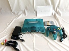 Console NINTENDO 64 Clear Blue N64 Console System Testée Fonctionne Japon