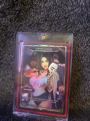 VCard Rising Stars TCG 1st Edition - Doppelganger Support - Secret Rare 199/200