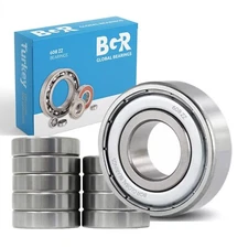 BGR (10 pcs) 608 ZZ Metal Shielded Ball Bearing,  8x 22x7 mm