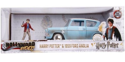 HARRY POTTER 1959 FORD ANGLIA CAR DIECAST 1:24 SCALE BRAND NEW