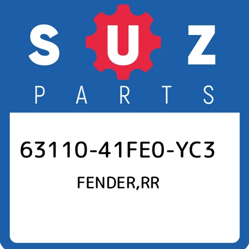 FENDER, REAR (WHITE) | VL800CK6; Includes Item(s) 2
