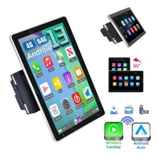 10.1" Rotatable Double 2 Din Car Stereo Radio Android 13.0 GPS Navi WiFi 4+64G