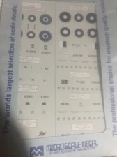 Micro Scale DECALS #72-055 RAF Emoire Aces, Bader, Deere, Caldwell NIP