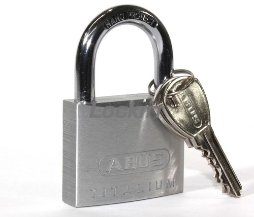 ABUS Titalium Marine Grade padlock 64TI/50 8mm 5/16" shackle - Picture 1 of 3