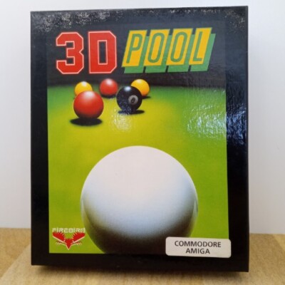 3D Pool, Commodore Amiga 1989, originalverpackt