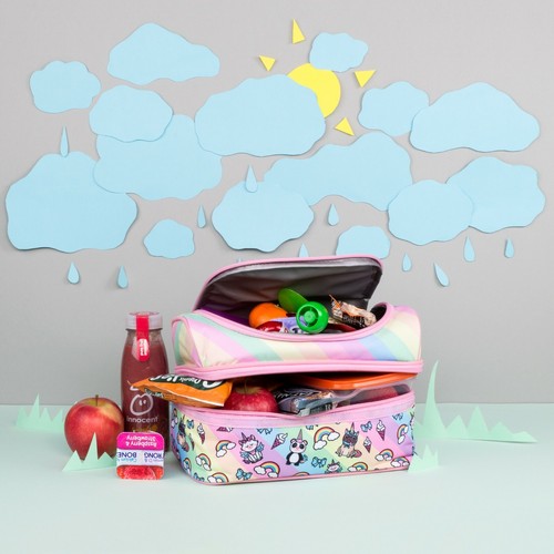 Kinder Brotzeittasche Thermo Kühltasche Schule Kinderzimmer Brotzeitdose für Kinder - Bild 19 von 40