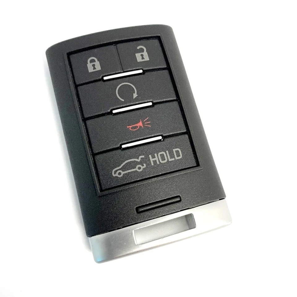 OEM CADILLAC Keyless Entry Remote Fob 5 Button + Key Insert OEM NBG009768T - Image 4 of 4