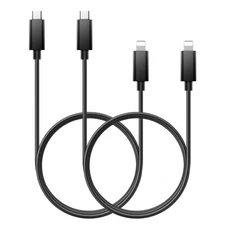2x 3ft USB C to iPhone Fast Charger Cable Cord for iPhone 14/14 Pro Max/14 Plus