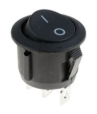 ON/OFF Round Rocker Switch LED illuminated Car Dashboard Dash Boat Van 12V