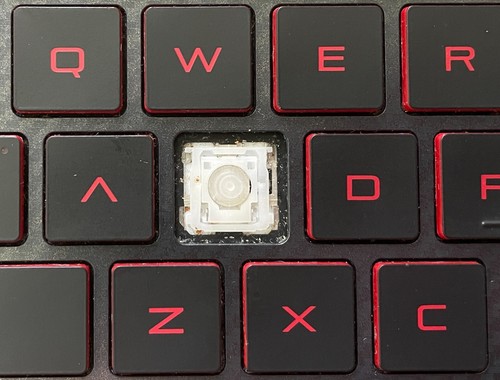 Keyboard Replacement Keys for HP Omen 15-AX Gaming Laptops UK Layout Backlit - Afbeelding 4 van 12