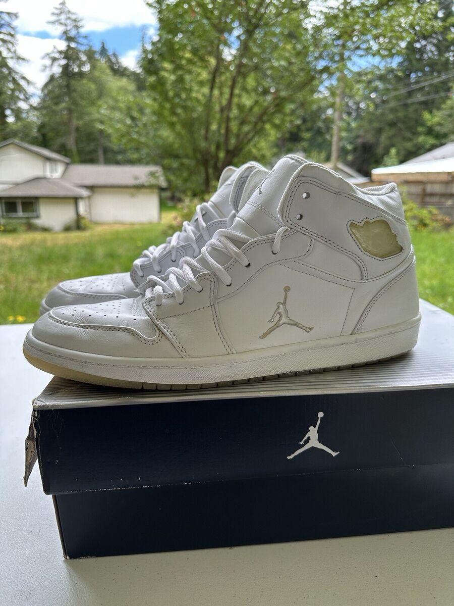 Size 14 - Air Jordan 1 Retro 2002 White Chrome | eBay Size 14 - Air Jordan 1 Retro 2002 White Chrome | eBay