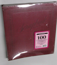 NEW Scrapbook By Deluxe Craft Leatherette 100 Pages 50 Sheets 14.25"X 12.25"