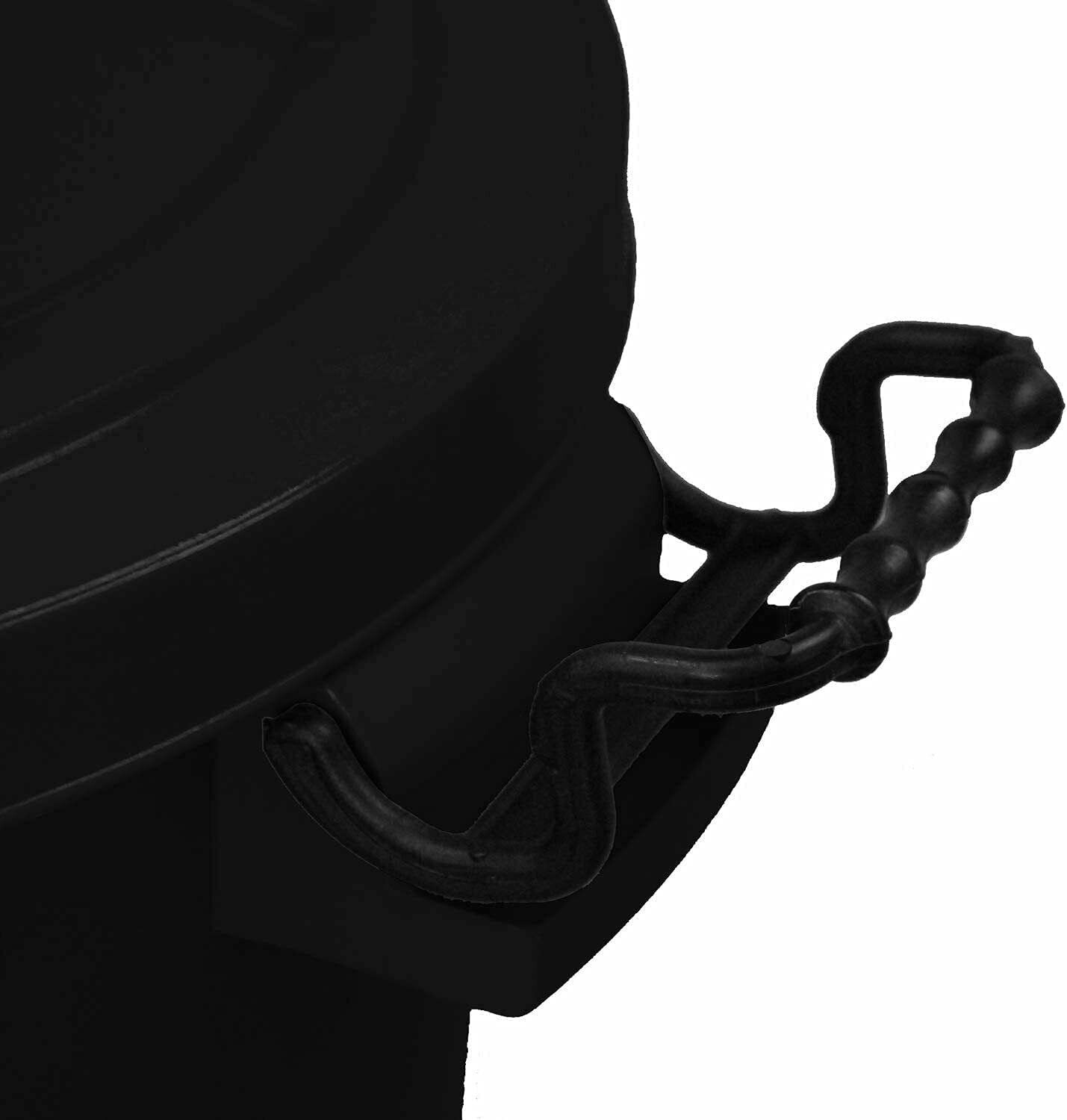 Black 50L Extra Large Heavy Duty Plastic Bin , Storage Unit with