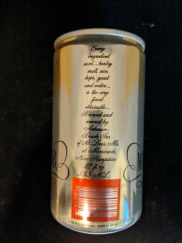 Michelob Beer Can 12 oz Pull Tab Open Attached - Picture 2 of 6