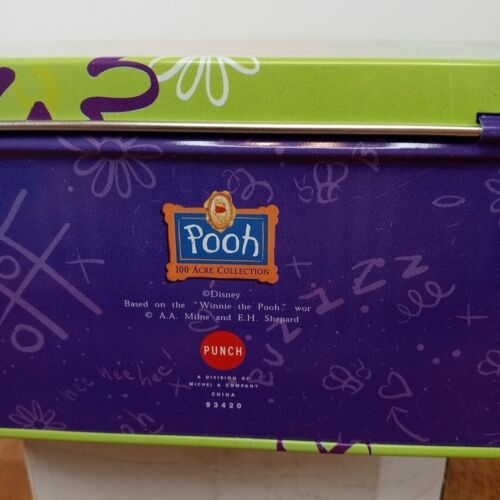 Vintage Winnie Puuh Blech Brotdose Pooh 100 Acre Sammlung Neu aus altem Lagerbestand Neu in Verpackung - Bild 3 von 9