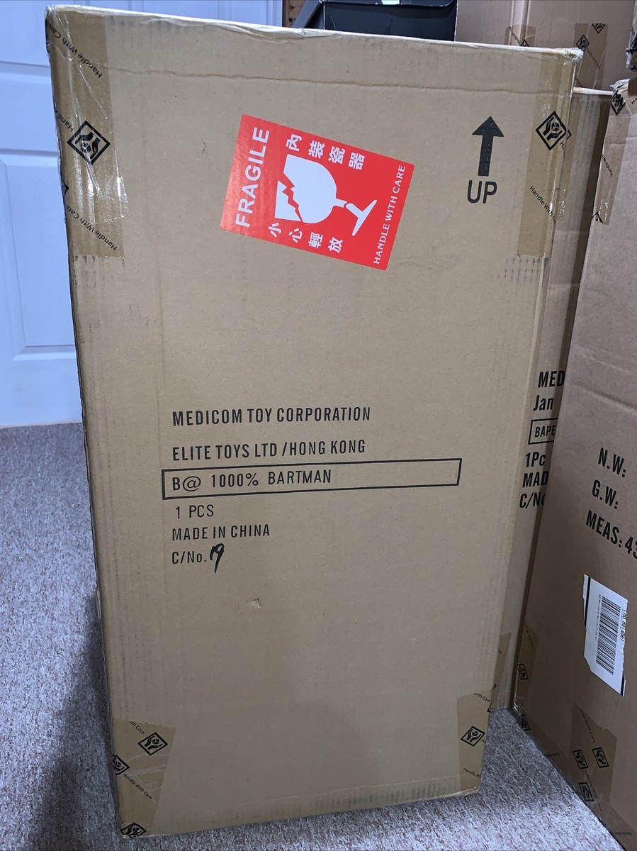Medicom 1000% Bearbrick ~ The Simpsons Be@rbrick Bartman New