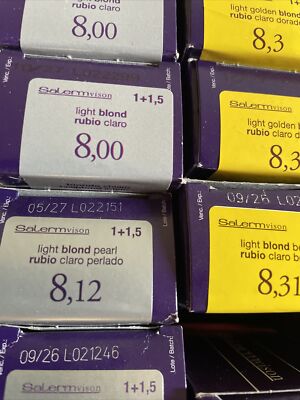 2 TWO BOXES Salerm salern Salermvison vision coloring Cream  Choose NEW IN BOXES