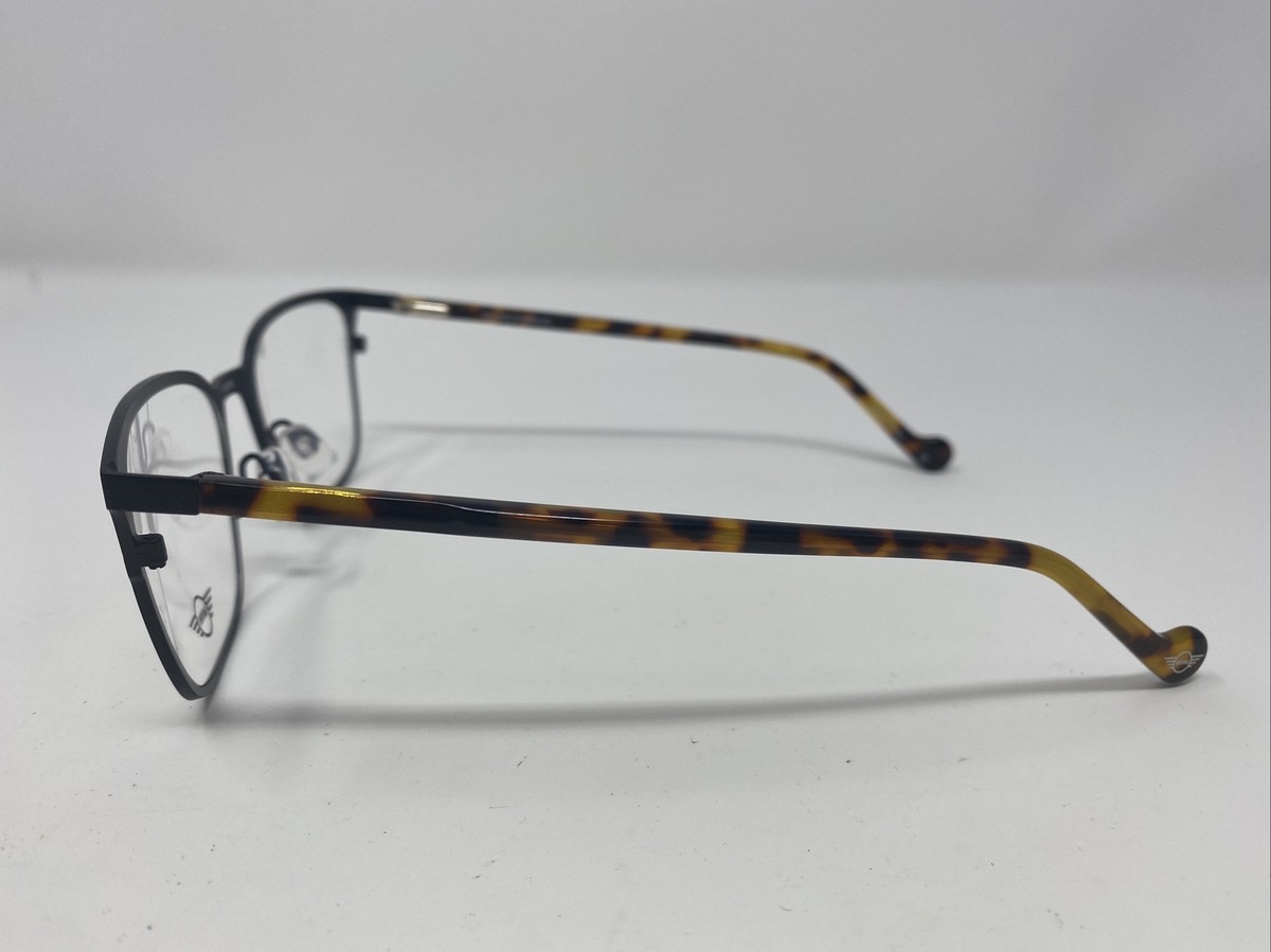 MINI 742002H 10/BLK 53/19/140 B:41 BLACK YELLOW EYEGLASS FRAMES