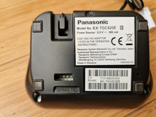 Panasonic KX-TGC420E Main Base & Power Lead KX-TGC422 KX-TGC410 PNLC1074 - Zdjęcie 4 z 5